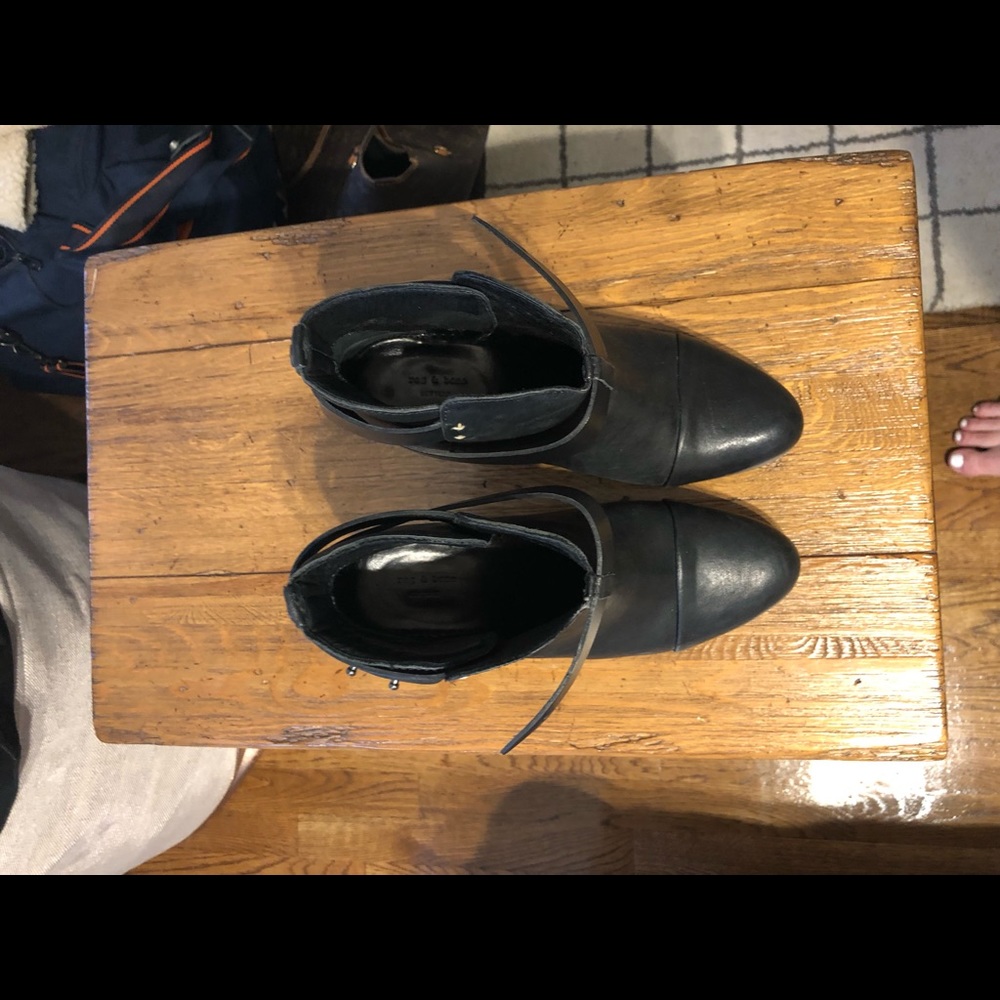 Rag and Bone Leather Booties